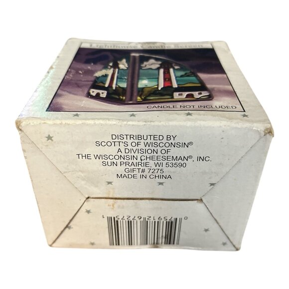 Scott’s Collectables Lighthouse Candle Screen – Stained Glass Look – Gift #7275 - Picture 8 of 8